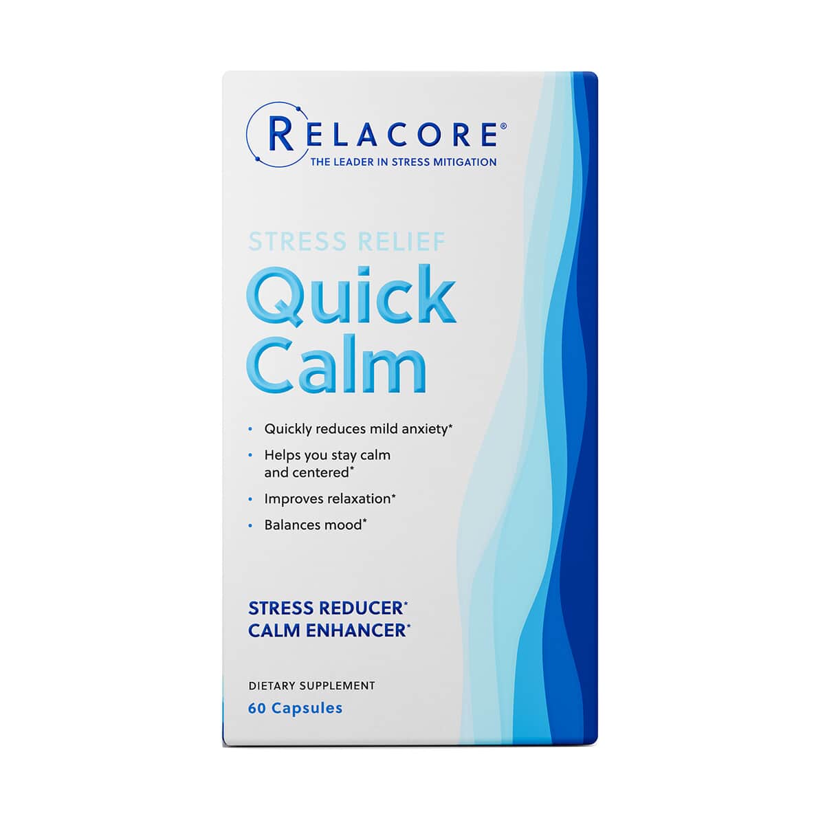 Relacore® Quick Calm Anxiety Reducer Supplement (60 Capsules) image number 0