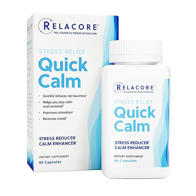 Relacore® Quick Calm Anxiety Reducer Supplement (60 Capsules)