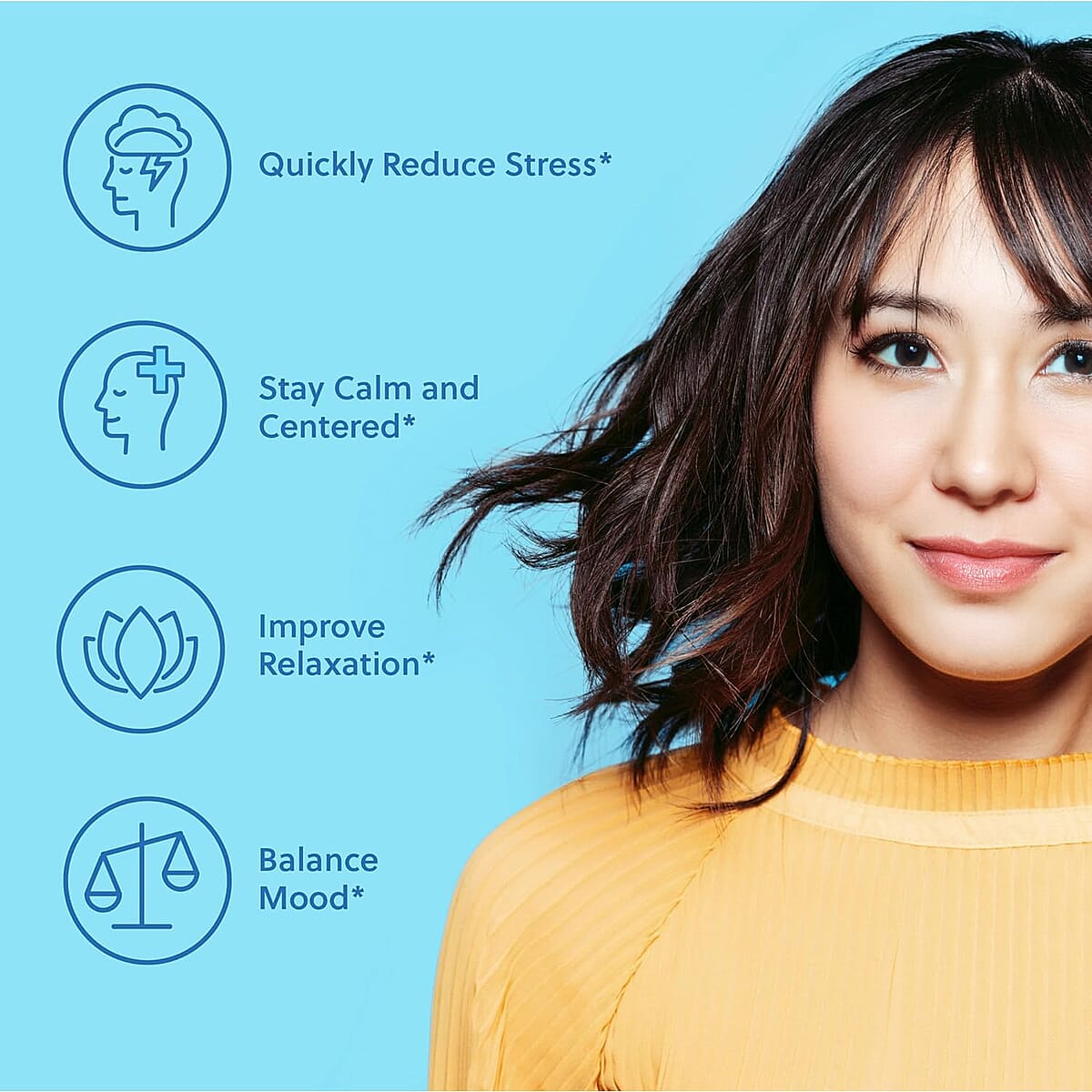 Relacore® Quick Calm Anxiety Reducer Supplement (60 Capsules) image number 2