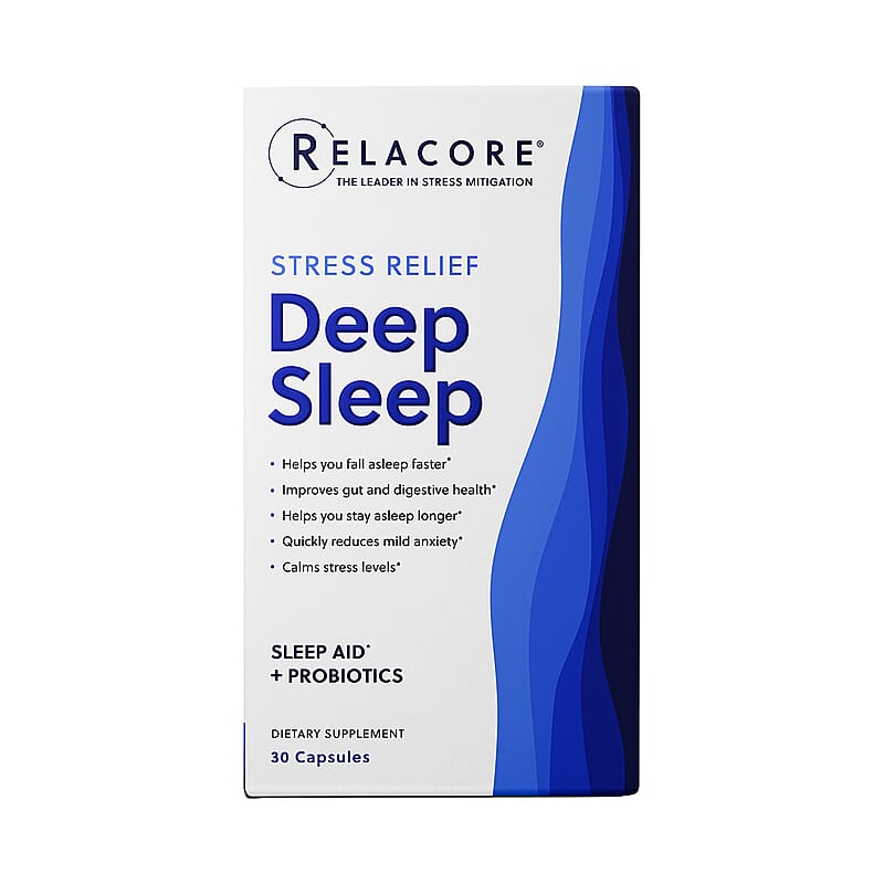 Relacore® Deep Sleep Probiotics & Sleep Aid Supplement (30 Capsules)