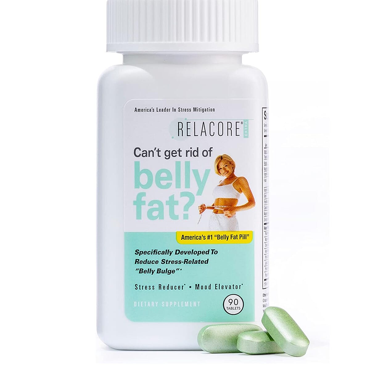 Relacore® Belly Fat Extra Belly Bulge Supplement (90 Tablets) image number 1