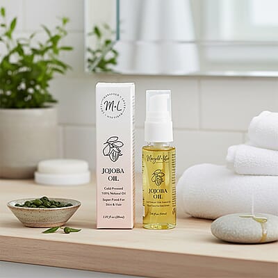 Marigold and Lotus Cold-Pressed Virgin Carrier Jojoba Oil 1.01oz