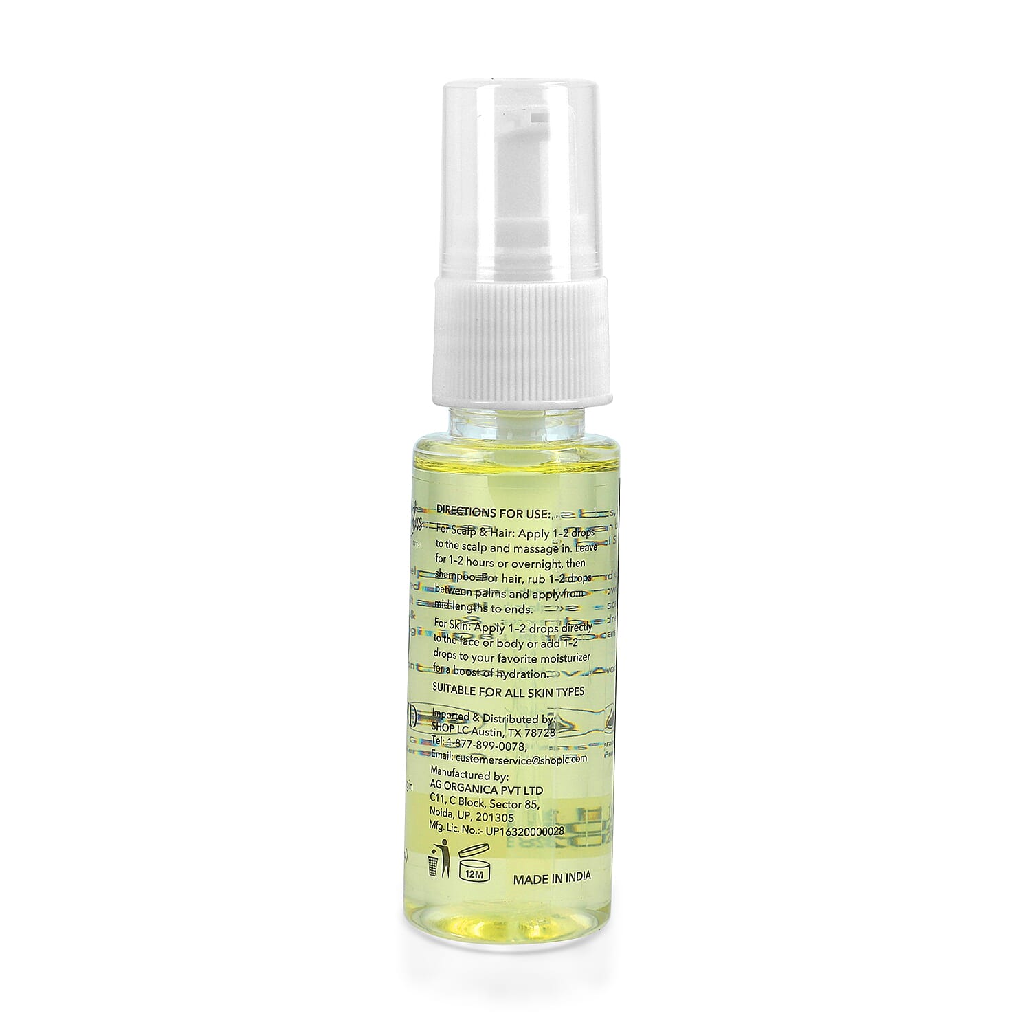 Marigold and Lotus Cold-Pressed Virgin Carrier Almond Oil 1.01oz