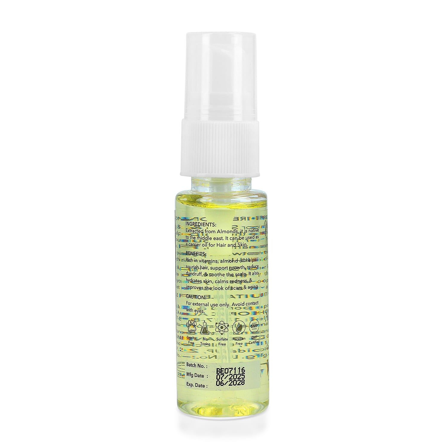 Marigold and Lotus Cold-Pressed Virgin Carrier Almond Oil 1.01oz