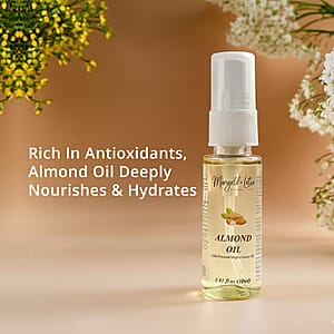 Marigold and Lotus Cold-Pressed Virgin Carrier Almond Oil 1.01oz