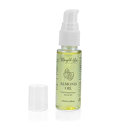 Marigold and Lotus Cold-Pressed Virgin Carrier Almond Oil 1.01oz