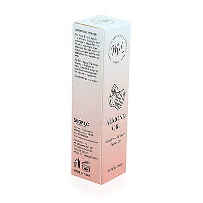 Marigold and Lotus Cold-Pressed Virgin Carrier Almond Oil 1.01oz