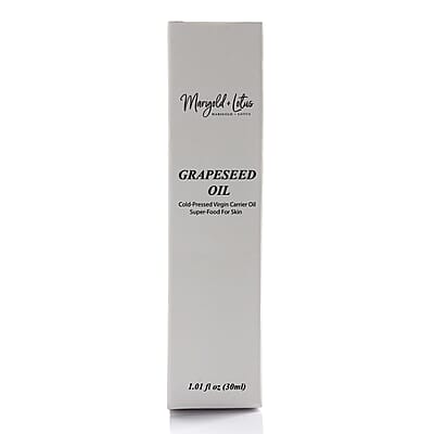 Marigold and Lotus Cold-Pressed Virgin Carrier Grapeseed Oil 1.01oz