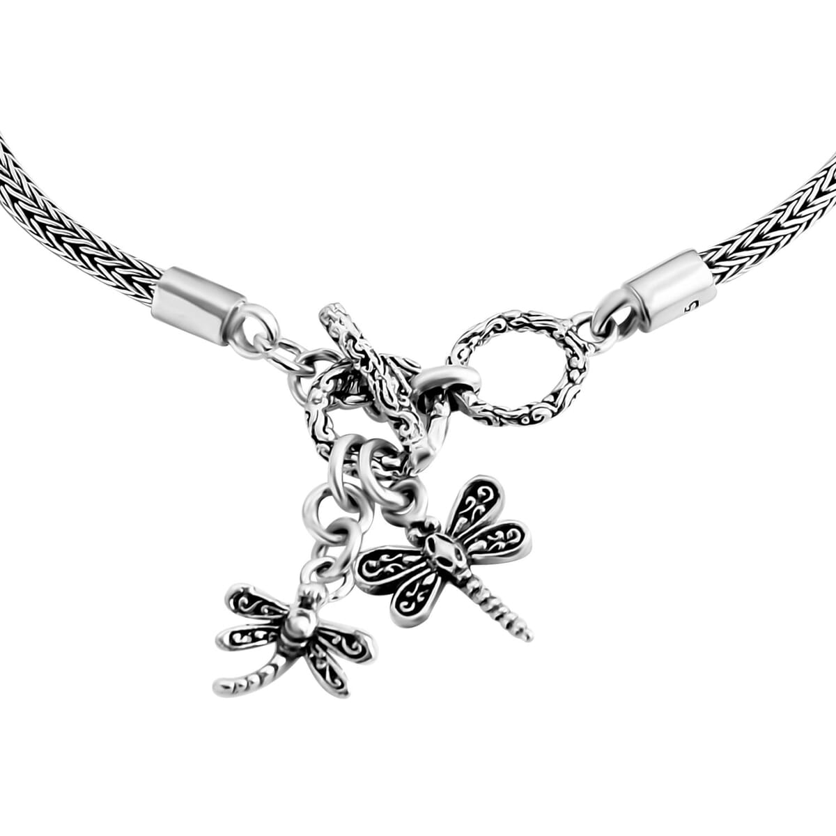 Bali Legacy Dragonfly Bracelet in Sterling Silver (8.00 In) 8.80 Grams image number 3