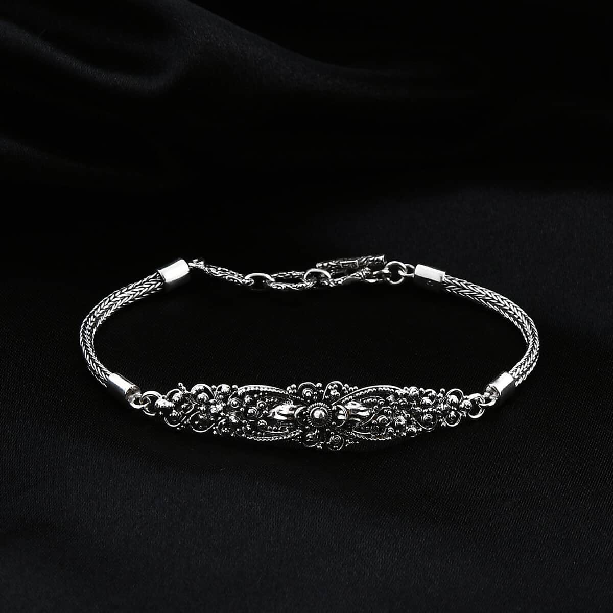 Bali Legacy Toggle Clasp Bracelet in Sterling Silver 10.6 Grams (6.50-8.0In) image number 1