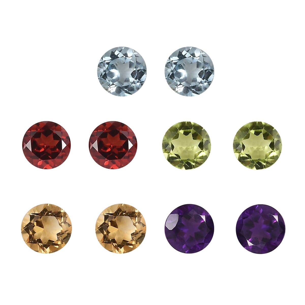 AA Multi Gemstone (Rnd 5 mm) 4.58 ctw Loose Gemstone image number 0