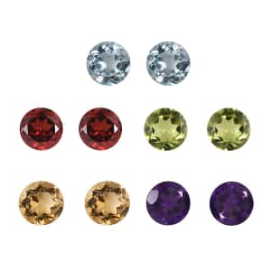 AA Multi Gemstone (Rnd 5 mm) 4.58 ctw Loose Gemstone