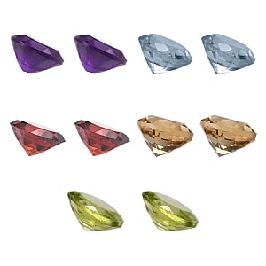 AA Multi Gemstone (Rnd 5 mm) 4.58 ctw Loose Gemstone