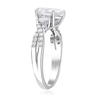 Luxuriant Lab Grown Diamond E-F VS 2.00 ctw Ring in 10K White Gold (Size 10.0)