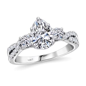 Luxuriant Lab Grown Diamond E-F VS 2.00 ctw Ring in 10K White Gold (Size 9.5)