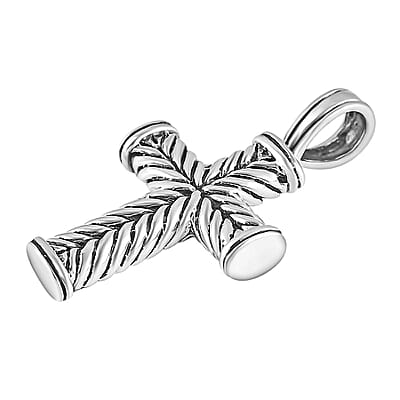 Bali Legacy Cross Pendant without Chain in Sterling Silver 5.90 Grams