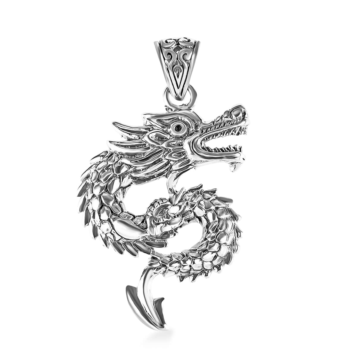 Bali Legacy Dragon Pendant in Sterling Silver 7 Grams image number 0