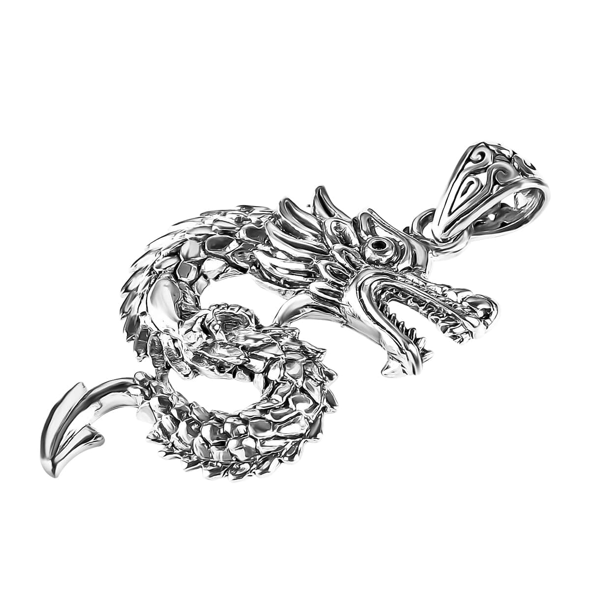 Bali Legacy Dragon Pendant in Sterling Silver 7 Grams image number 3