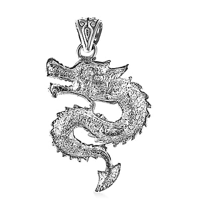 Bali Legacy Dragon Pendant without Chain in Sterling Silver 7 Grams