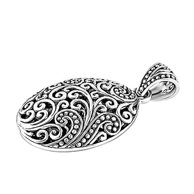 Bali Legacy Filigree Pendant without Chain in Sterling Silver 6 Grams
