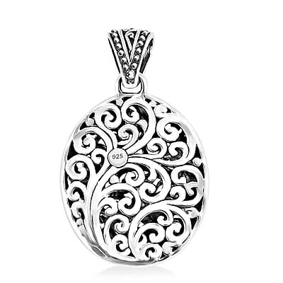 Bali Legacy Filigree Pendant without Chain in Sterling Silver 6 Grams