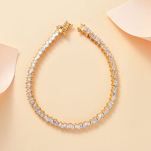 Yellow Gold Over Sterling Silver / 6.5 Inches - Product card gallery slide 2 (10177717829945)
