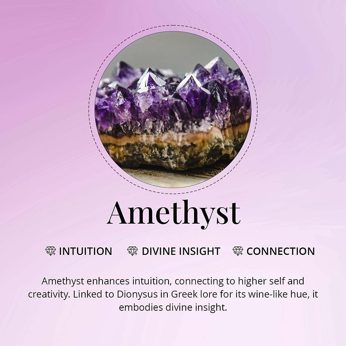 D'Joy African Amethyst and White Zircon 25.00 ctw Majesty Ring in Rhodium Over Sterling Silver (Size 9.0) image number 6