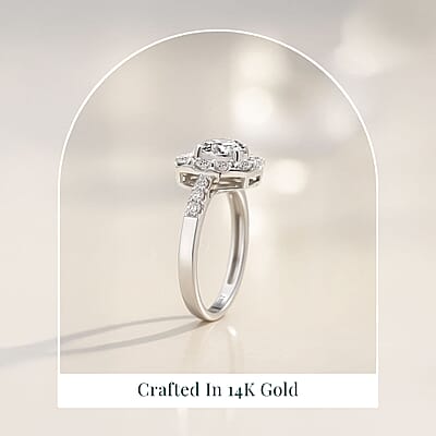 Luxuriant Lab Grown Diamond E-F VS 2.00 ctw Ring in 14K White Gold (Size 10.0) 4.25 Grams