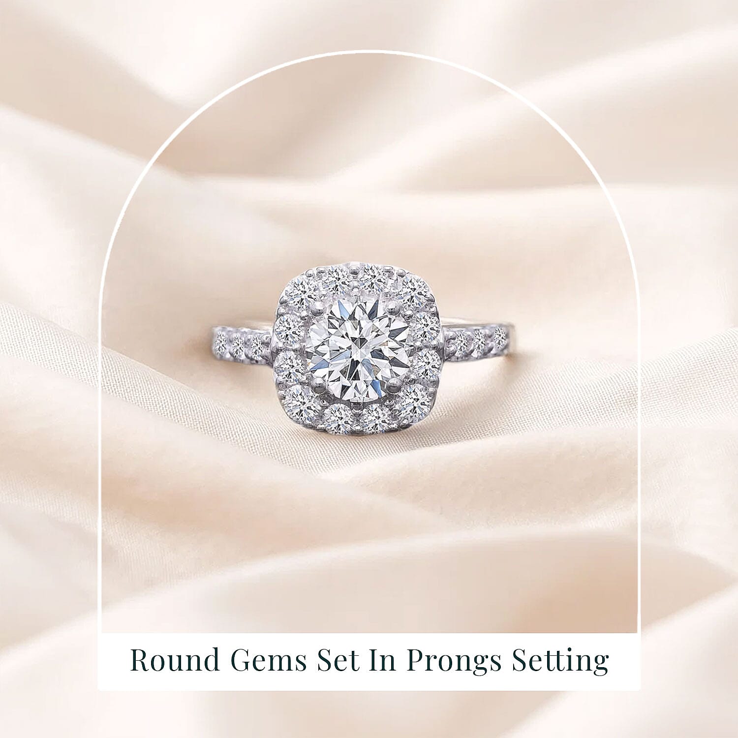 Luxuriant Lab Grown Diamond E-F VS 2.00 ctw Ring in 14K White Gold (Size 10.0) 4.25 Grams