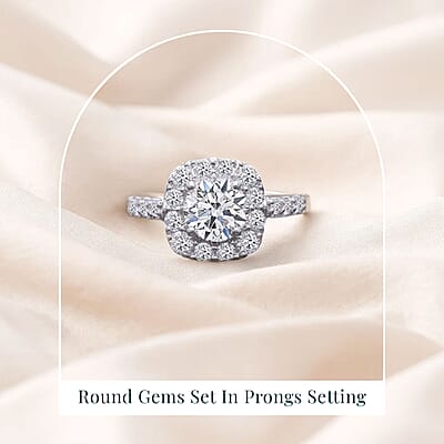 Luxuriant Lab Grown Diamond E-F VS 2.00 ctw Ring in 14K White Gold (Size 10.0) 4.25 Grams