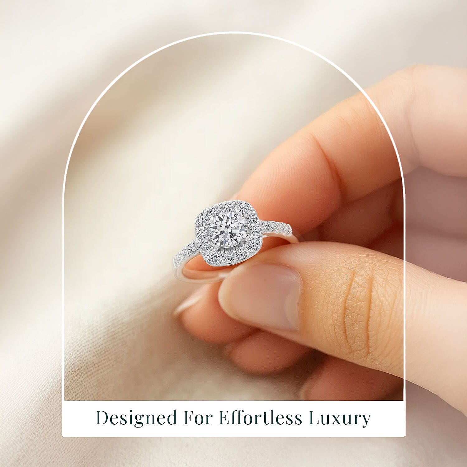 Luxuriant Lab Grown Diamond E-F VS 2.00 ctw Ring in 14K White Gold (Size 10.0) 4.25 Grams