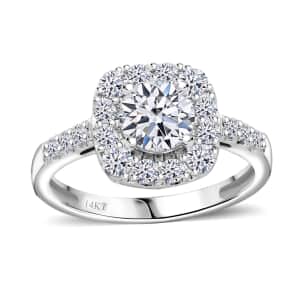 Luxuriant Lab Grown Diamond E-F VS 2.00 ctw Ring in 14K White Gold (Size 7.0) 4.25 Grams