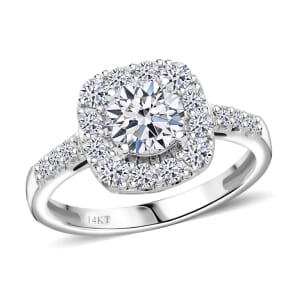 Luxuriant Lab Grown Diamond E-F VS 2.00 ctw Ring in 14K White Gold (Size 8.5) 4.25 Grams