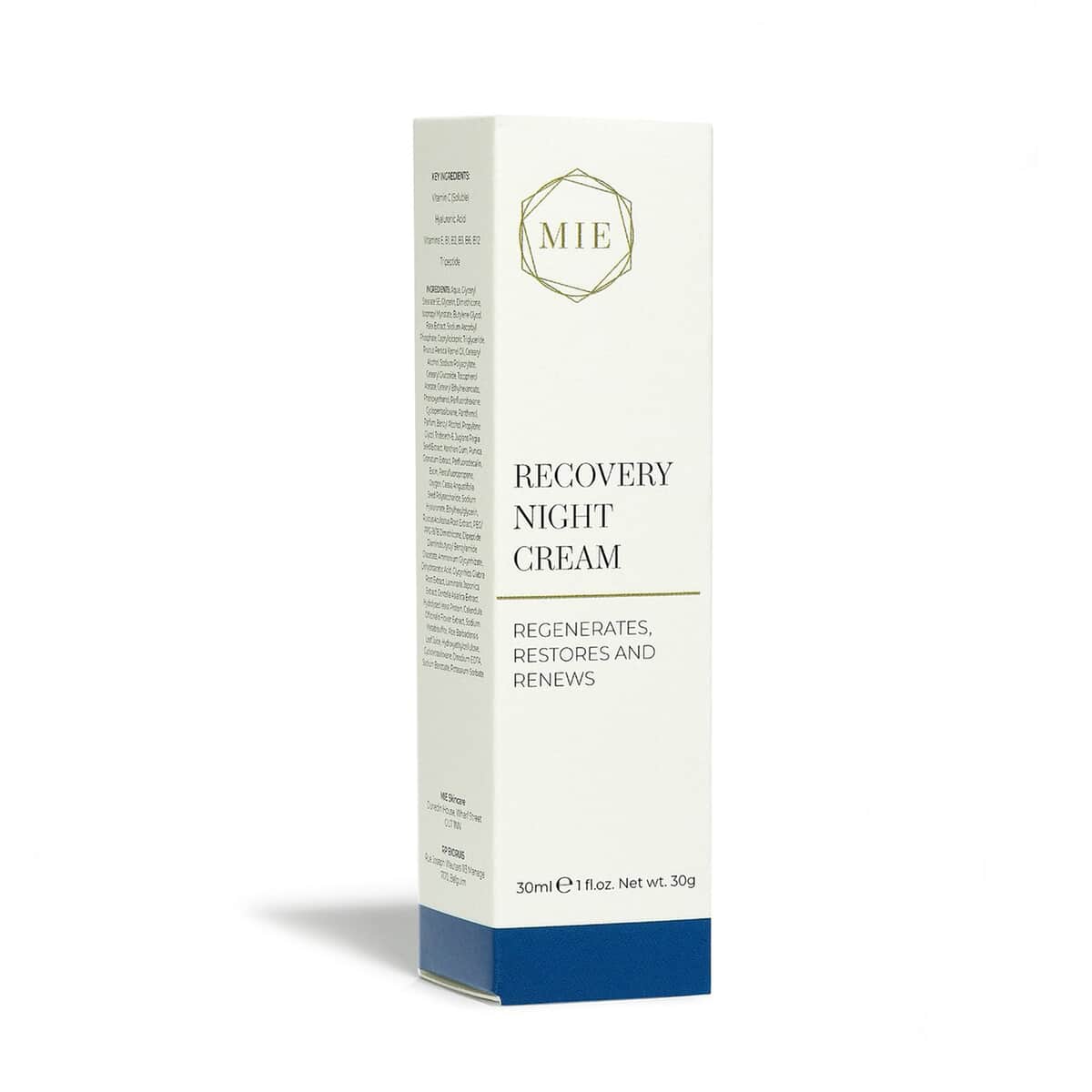 MIE Recovery Night Cream- Regenerates & Restores (1oz) image number 0