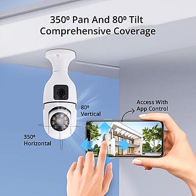 Multi-functional Dual-Len Wifi Security Stereo Vision Camera