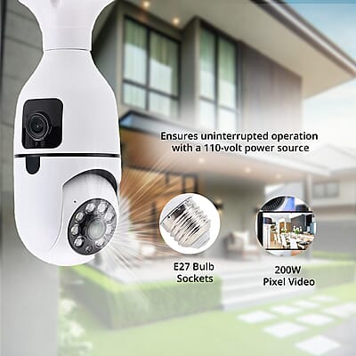 Multi-functional Dual-Len Wifi Security Stereo Vision Camera