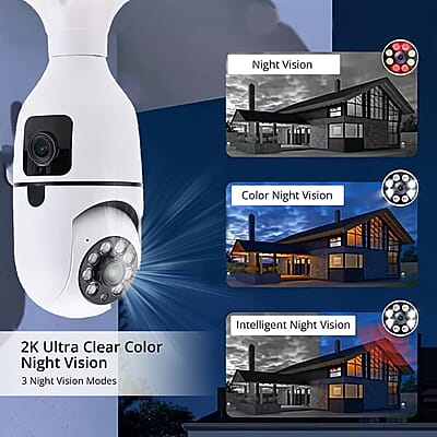 Multi-functional Dual-Len Wifi Security Stereo Vision Camera