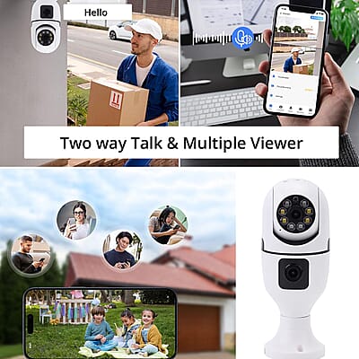Multi-functional Dual-Len Wifi Security Stereo Vision Camera