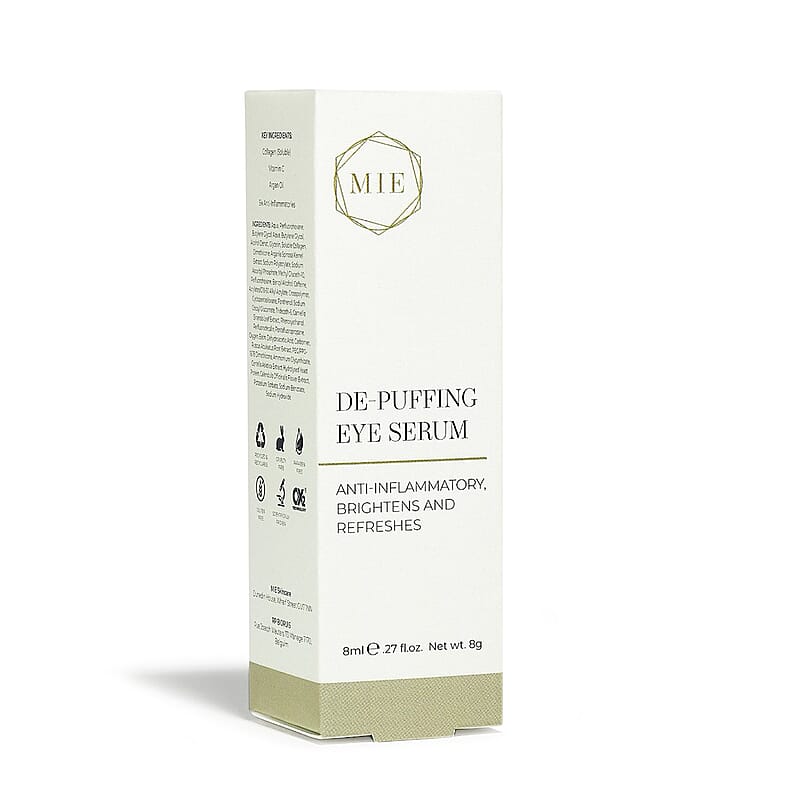 MIE De-Puffing Eye Serum- Targets Puffiness, Brightens, & Refreshes (0.33oz)