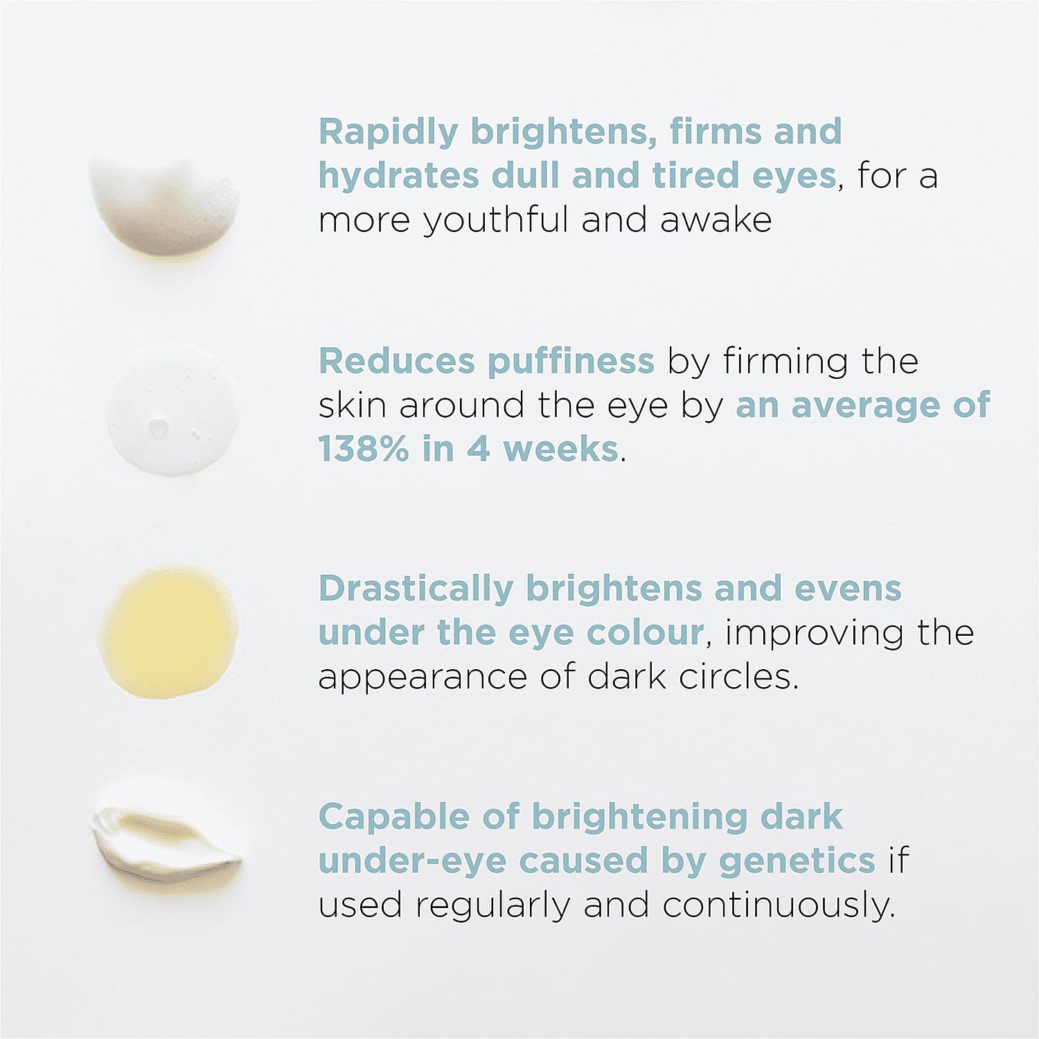 MIE De-Puffing Eye Serum- Targets Puffiness, Brightens, & Refreshes (0.33oz)