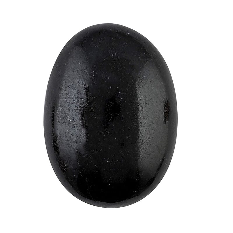 Black Tourmaline Palm Stone -S 232ctw
