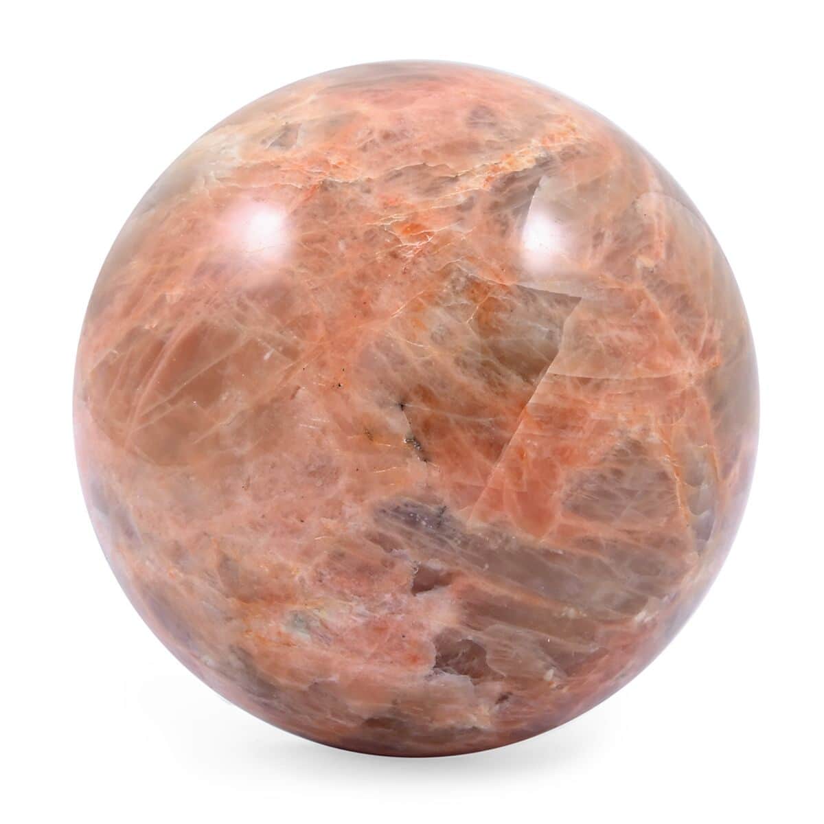 Peach Moonstone Sphere 5-8cm -XS image number 0