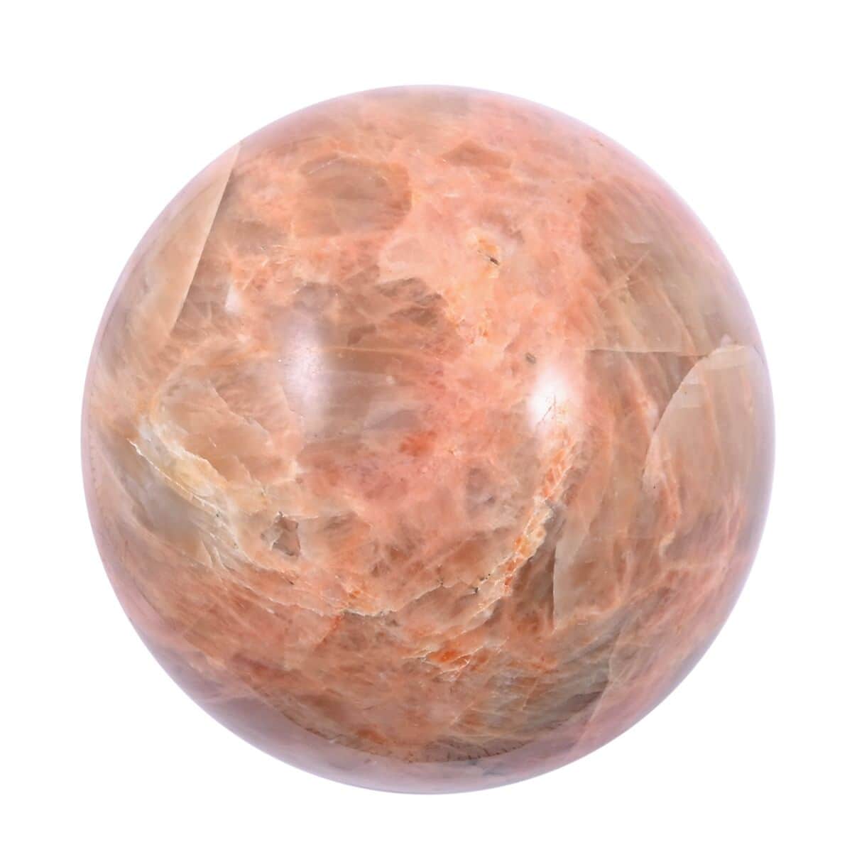 Peach Moonstone Sphere 5-8cm -XS image number 2