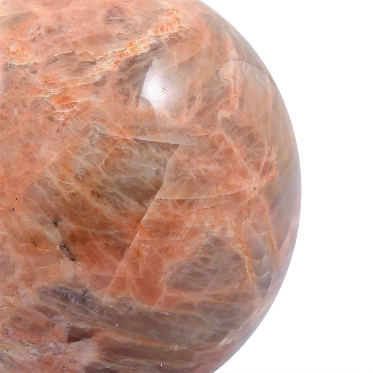 Peach Moonstone Sphere 5-8cm -XS image number 3