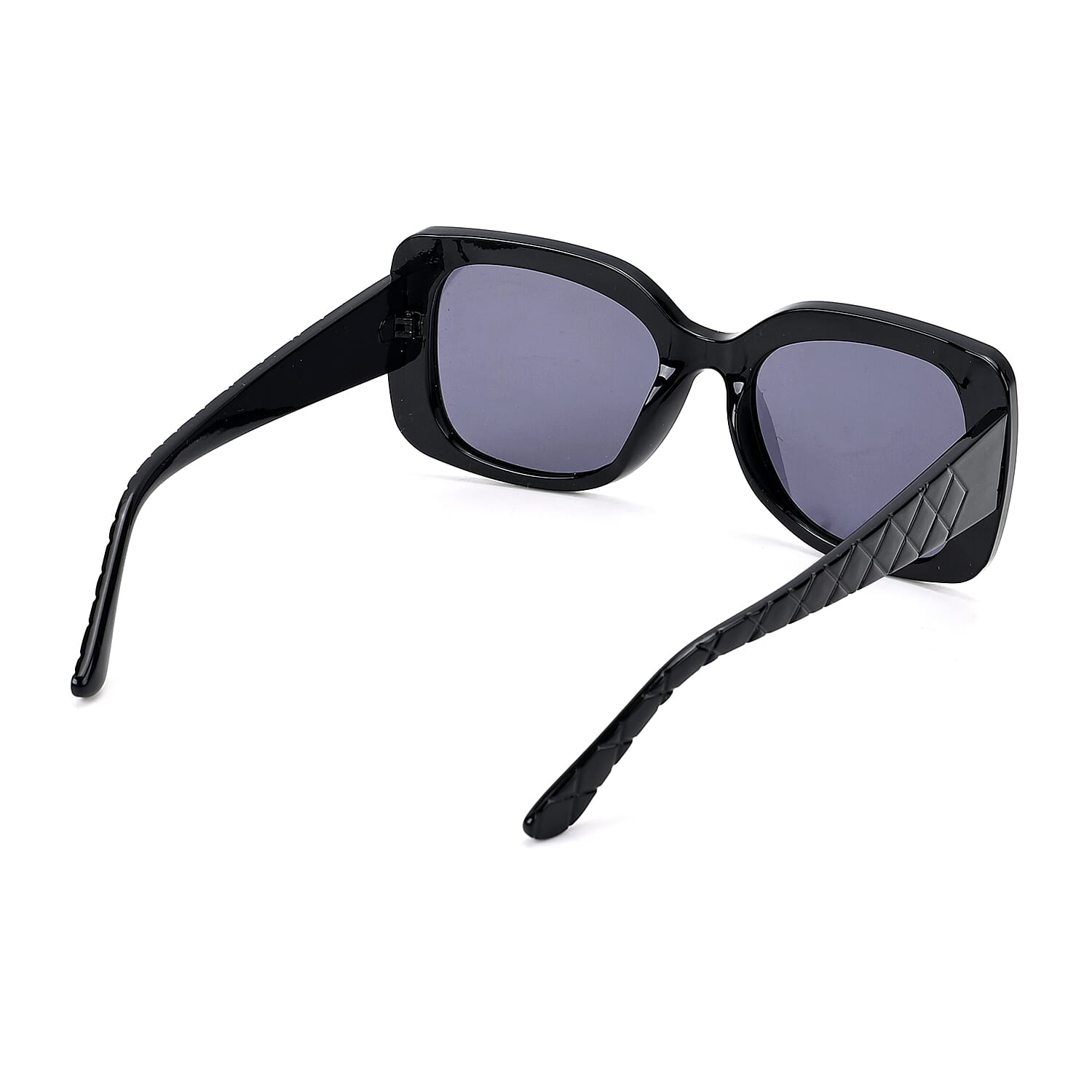 UV400 Polarized Sunglass with Chain and Storage Bag- Black