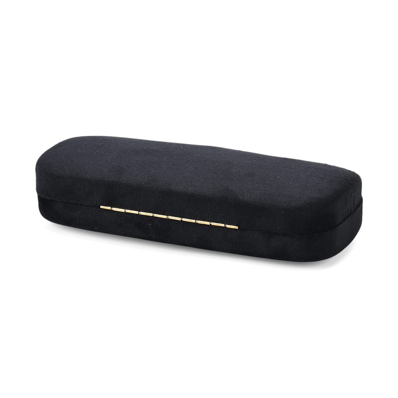 UV400 Polarized Sunglass with Chain and Storage Bag- Black