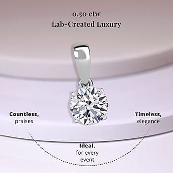 Platinum Over Sterling Silver / 0.50 - Product card gallery slide 3 (10177720025401)