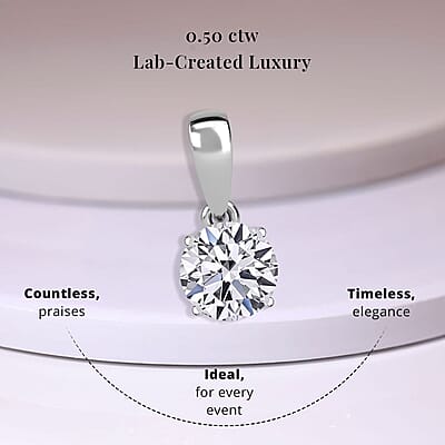 Platinum Over Sterling Silver / 0.50 - Product card gallery slide 3 (10177720025401)