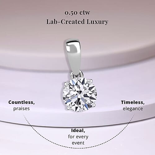 Platinum Over Sterling Silver / 0.50 - Product card gallery slide 3 (10177720025401)