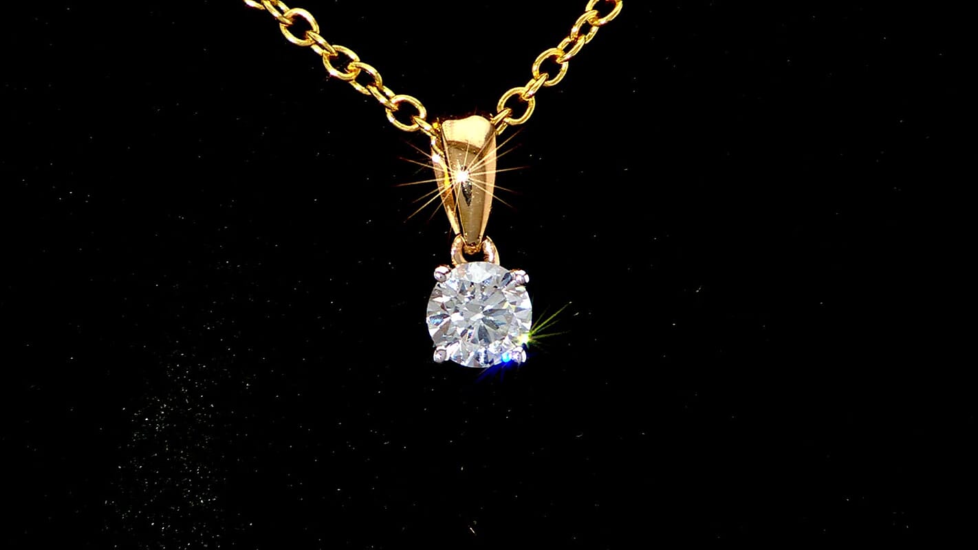 Luxuriant Lab Grown Diamond SI 1.00 ctw Pendant in 14K White Gold